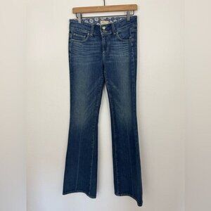 PAIGE Women's Flare & Wide Leg Jeans - Dark Blue